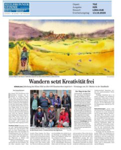 Camino del arte Zeitungsbericht Stimme